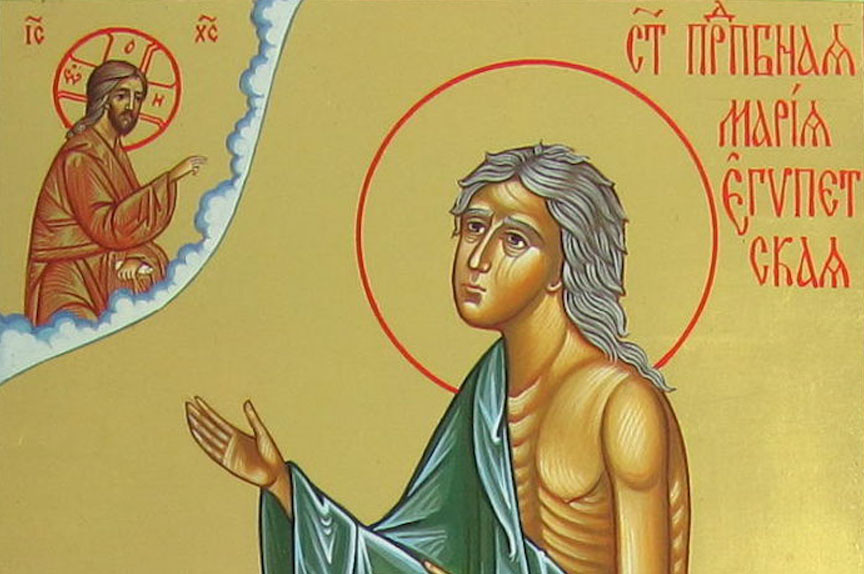 Сколько лет марии египетской. Икона прп. Марии египетской.