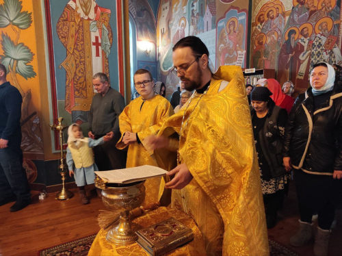 Молебен на Новолетие в завершение 2023 года