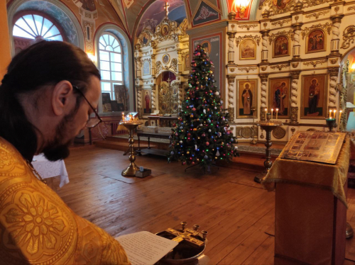 Молебен на Новолетие в завершение 2023 года