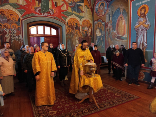 Молебен на Новолетие в завершение 2023 года