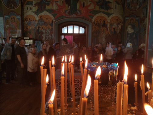 Таинство соборования в нашем храме