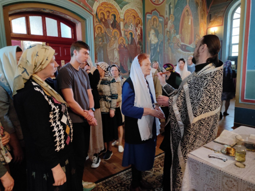 Таинство соборования в нашем храме