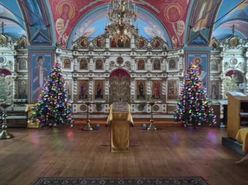 Новогодний молебен в завершении 2024-го года