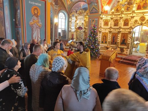 Новогодний молебен в завершении 2024-го года