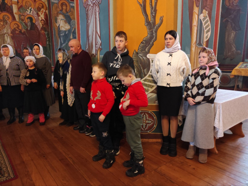 Новогодний молебен в завершении 2024-го года