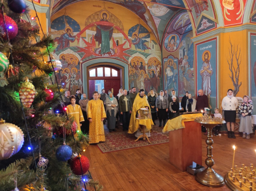 Новогодний молебен в завершении 2024-го года