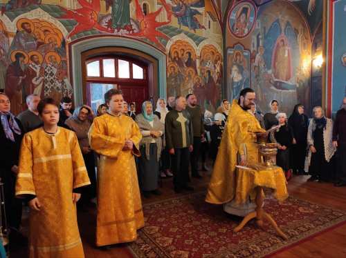 Новогодний молебен в завершении 2024-го года