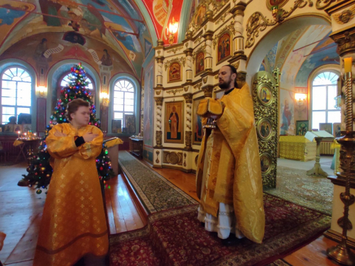 Новогодний молебен в завершении 2024-го года