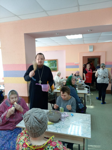 Посещение психоневрологического интерната в Ухорском