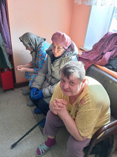 Посещение психоневрологического интерната в Ухорском