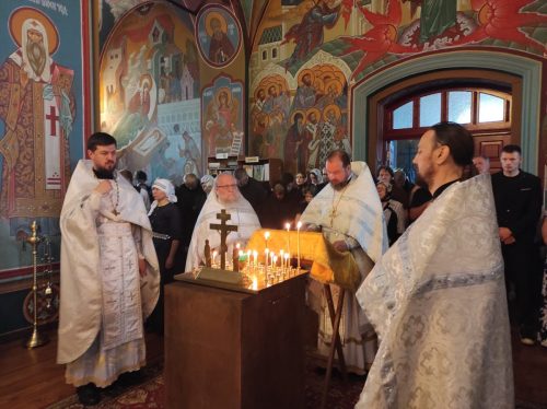 На 40-й день по кончине ктитора Покровского храма была совершена литургия