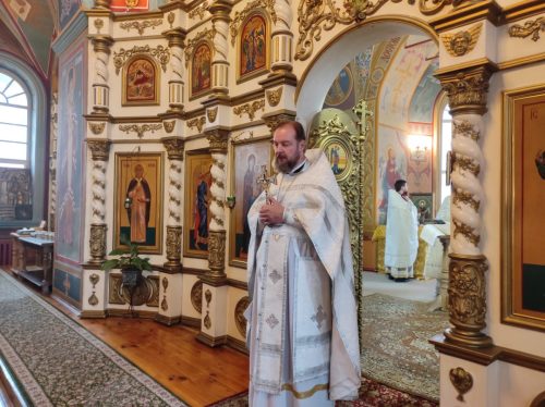 На 40-й день по кончине ктитора Покровского храма была совершена литургия